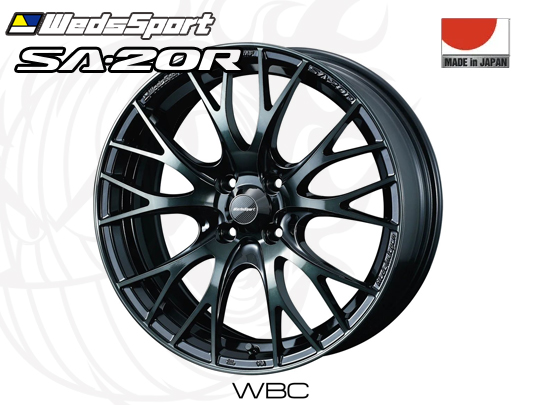 WedsSport SA-20R RLC 17インチ×7J +43 4H-100 φ65 ウェッズスポーツ