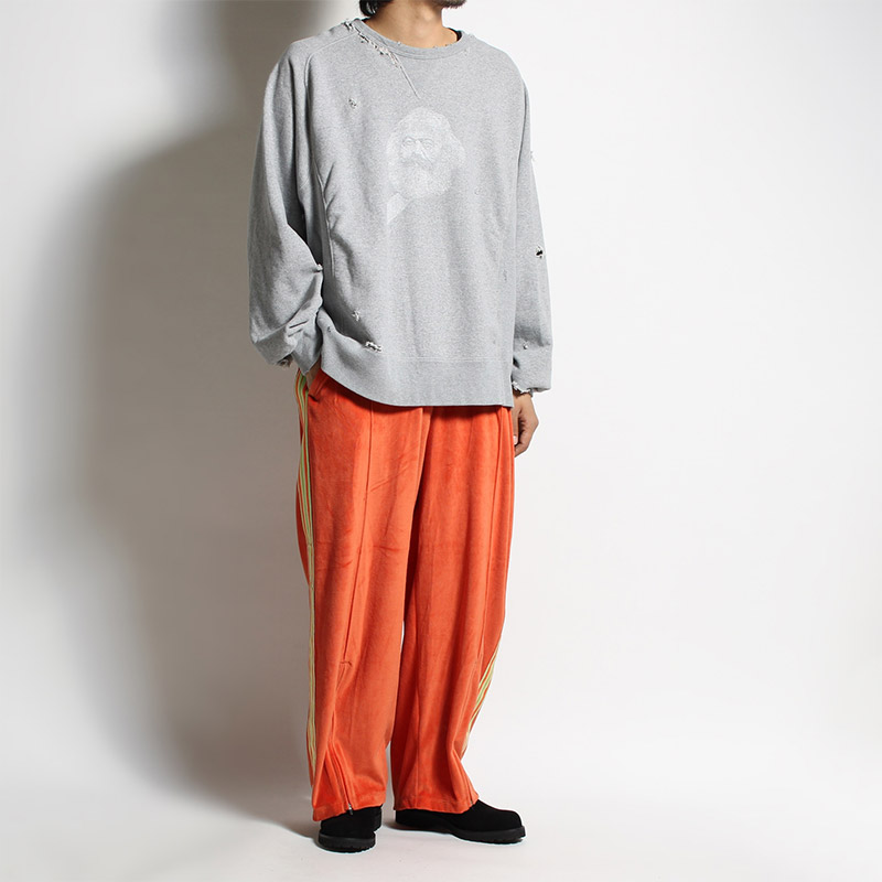 Leh レー メンズ ボトムス パンツ トラックパンツ ワイドパンツ ベロア サイズS-L オレンジ WIDE TRACK PANTS  -ORANGE- : 23in-leh-966d : BAGS'GROOVE - 通販 - Yahoo!ショッピング