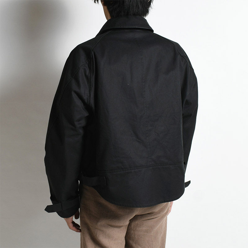 whowhat フーワット オーバーサイズ ベンタイル ジャケット ドリズラージャケット サイズS-M 黒/ブラック DRIZZLER JACKET  -BLACK-