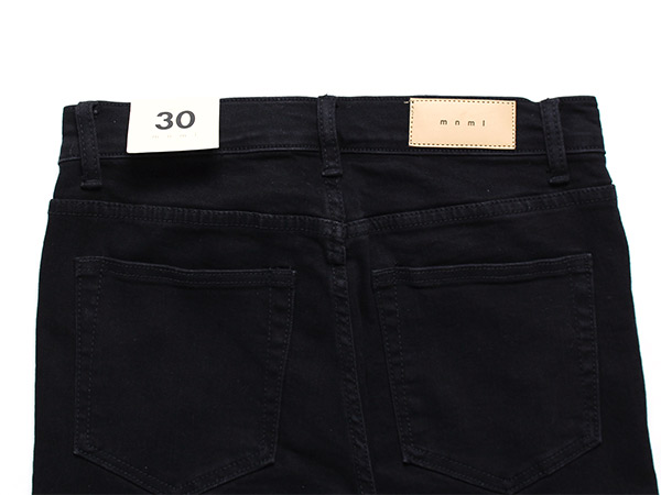 ミニマル mnml ストレッチデニム 28-34インチ ブラック メンズ