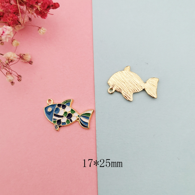 魚 イニシャル チャーム パーツ 金具 ピアス アクセサリー