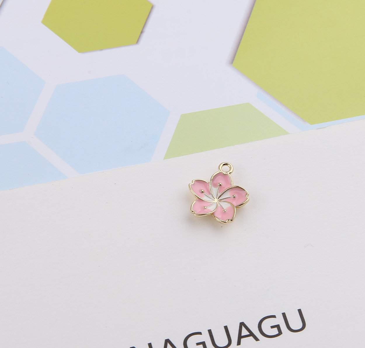 ネコ 猫 桜 お守り 桜 さくら イニシャル チャーム パーツ パーツ 