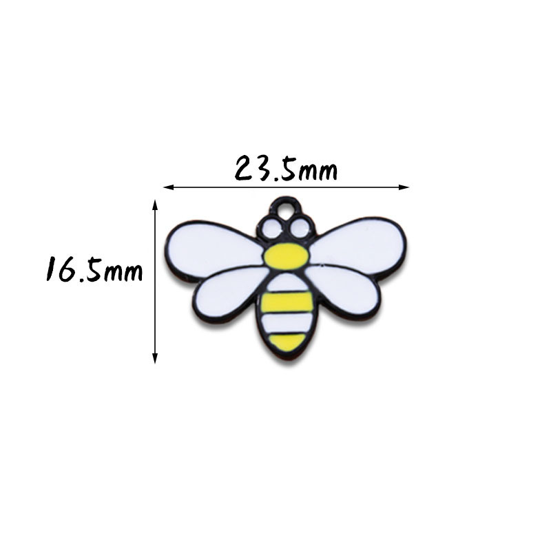 2ケ 蜂 金具パーツ チャーム パーツ カン付 16.5*23.5mm｜ecodriveshop｜04