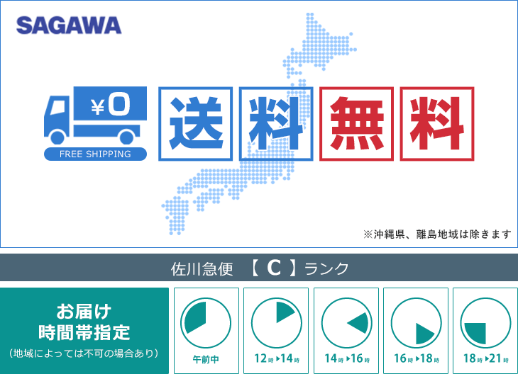 送料無料 佐川×Cランク