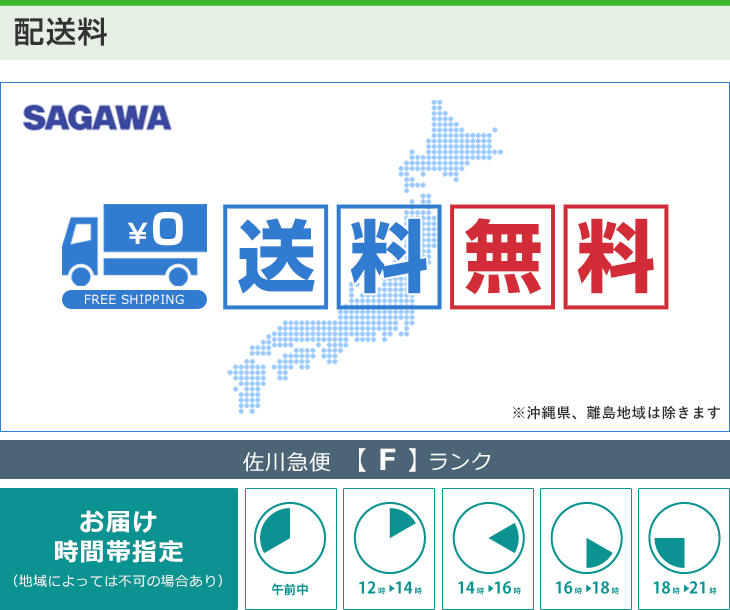 送料無料 佐川×Fランク