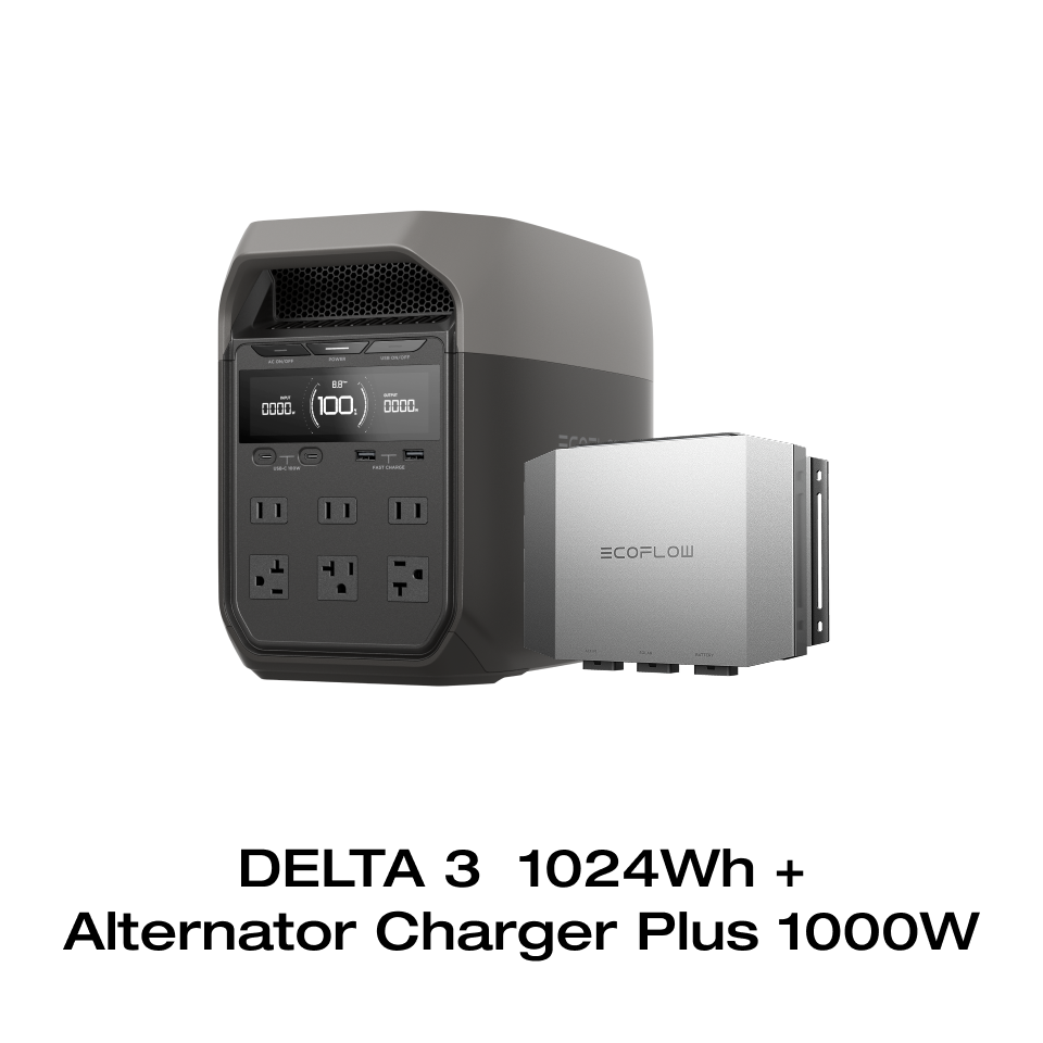 ECOFLOW 新発売！EcoFlow Alternator Charger 1000W+ポータブル電源