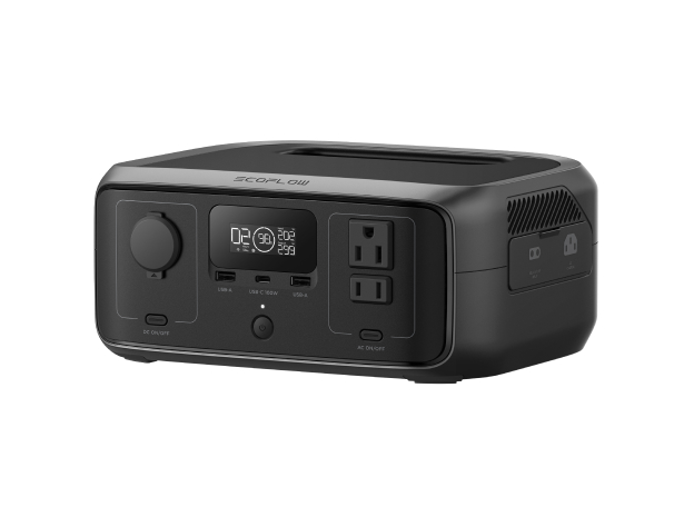 ポータブル電源 リン酸鉄 EcoFlow RIVER 3(230) 小型 230Wh 蓄電池 2年保証 バッテリー充電器 長寿命 車中泊 キャンプ アウトドア エコフロー EcoFlow