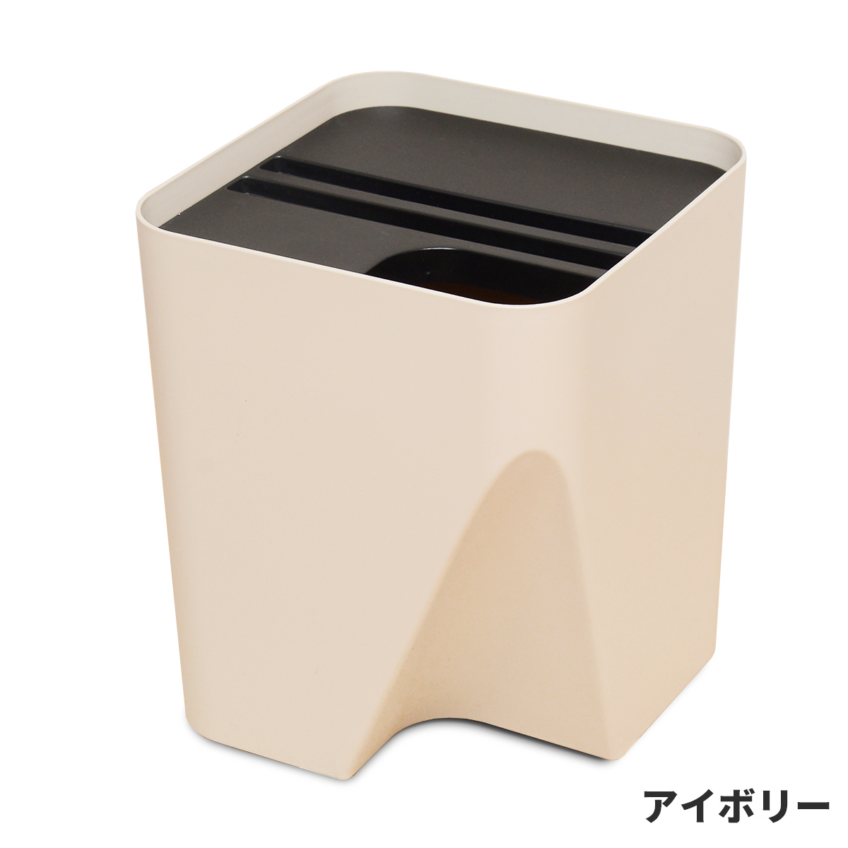 ゴミ箱 おしゃれ 分別 スリム シンプル 15l 重ねる 小型 アイボリー ベージュ 宅配便送料無料 Rb 0 トナリの雑貨店 通販 Yahoo ショッピング