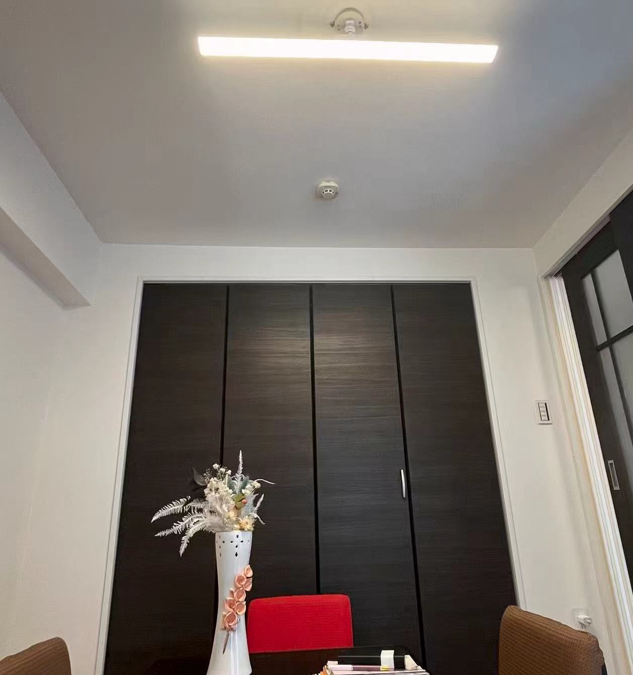 LEDシーリングライト 8畳用 E26 90cm 引っ掛けシーリング口金変換器