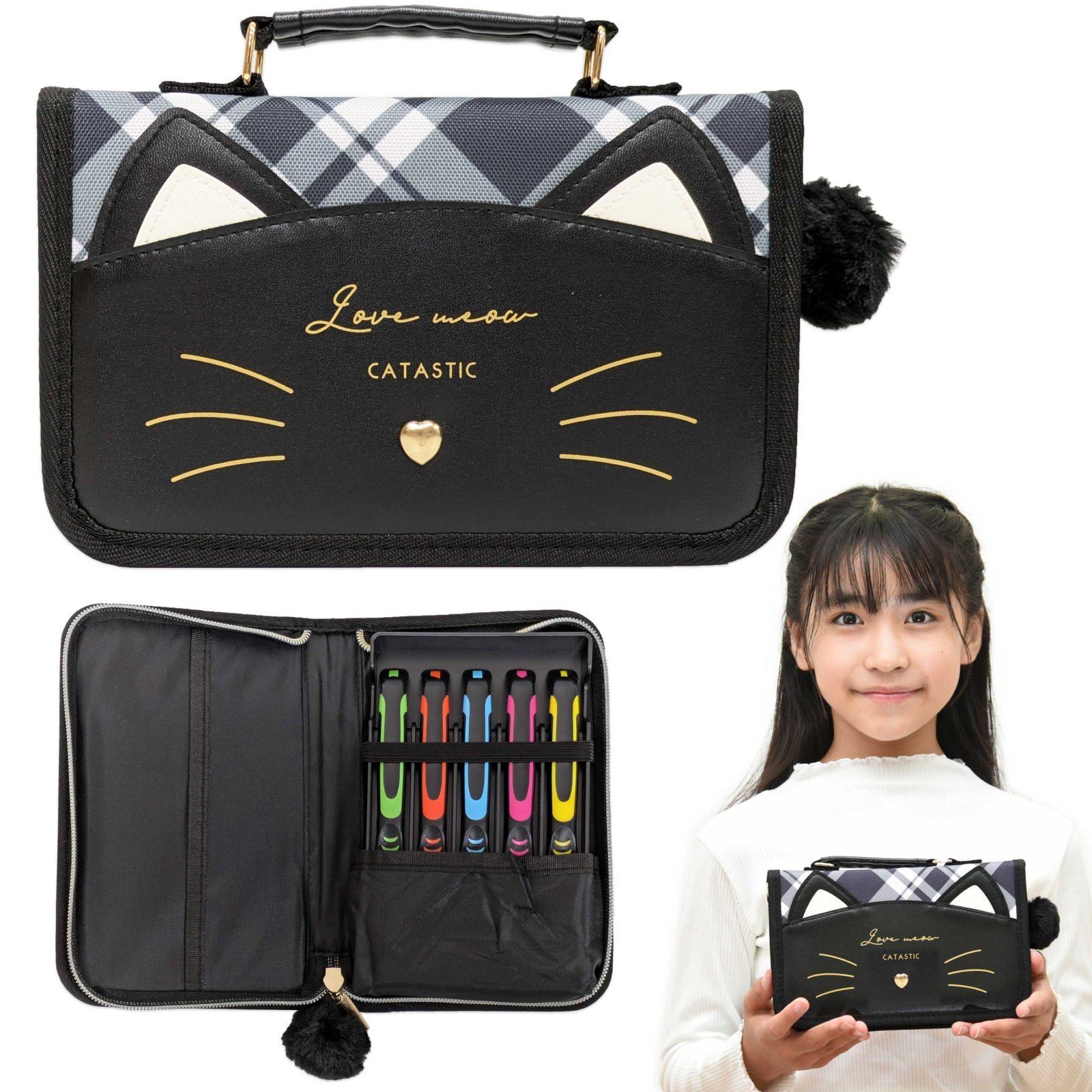 彫刻刀セット CATASTIC[キャタスティック] 小学生 女子 彫刻刀 ケース