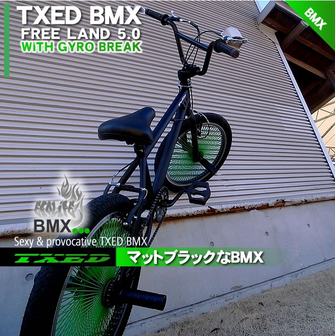 【送料無料】BMX 自転車 20インチ BMX 街乗り ペグ ジャイロ BMX ハンドル