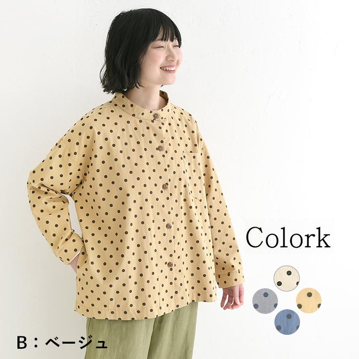 ドット ブラウス（色：ネイビー系）のおすすめ人気商品一覧 通販