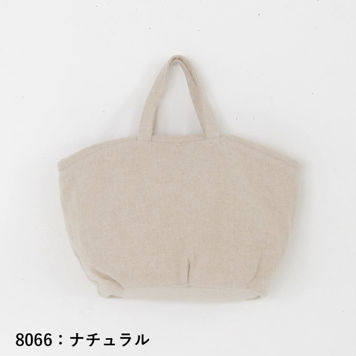 EARTH MADE BRUSHED LINEN MARCHE TOTE e6885 トートバッグ ...