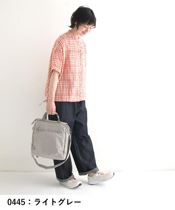 ショルダーバッグ トートバッグ EARTH MADE 10ポケット ナイロン 2WAY 軽い アースメイド 鞄 春 夏 25SS0219, c14, | EARTH MADE | 15