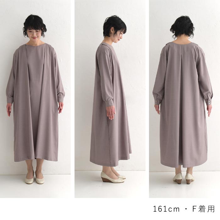 入学式 服装 ママ フォーマルスーツ フォーマル ワンピース Vネック