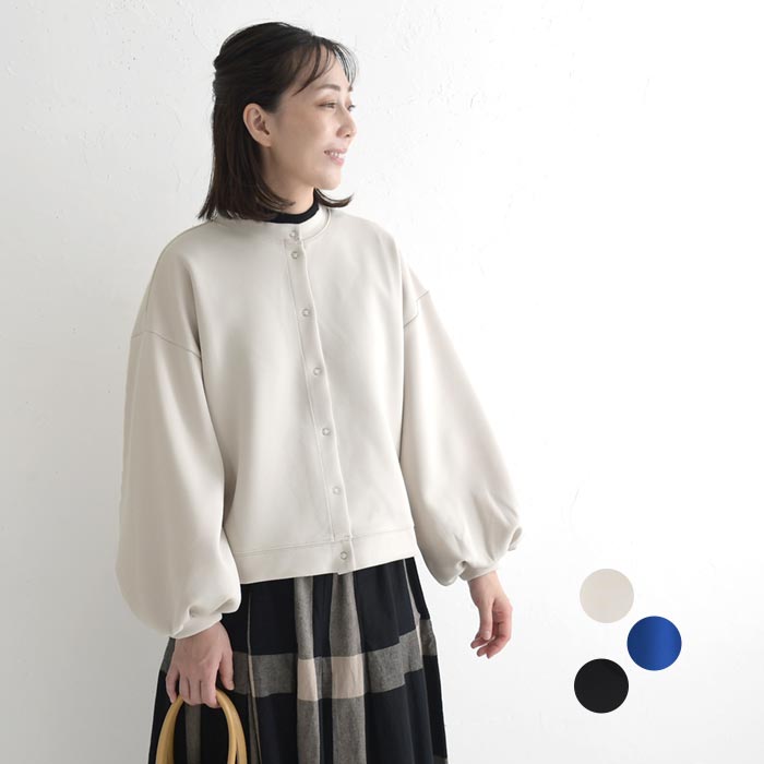 ササキチホ アンティークリネン短羽織 ボリューム袖 ササキチホ