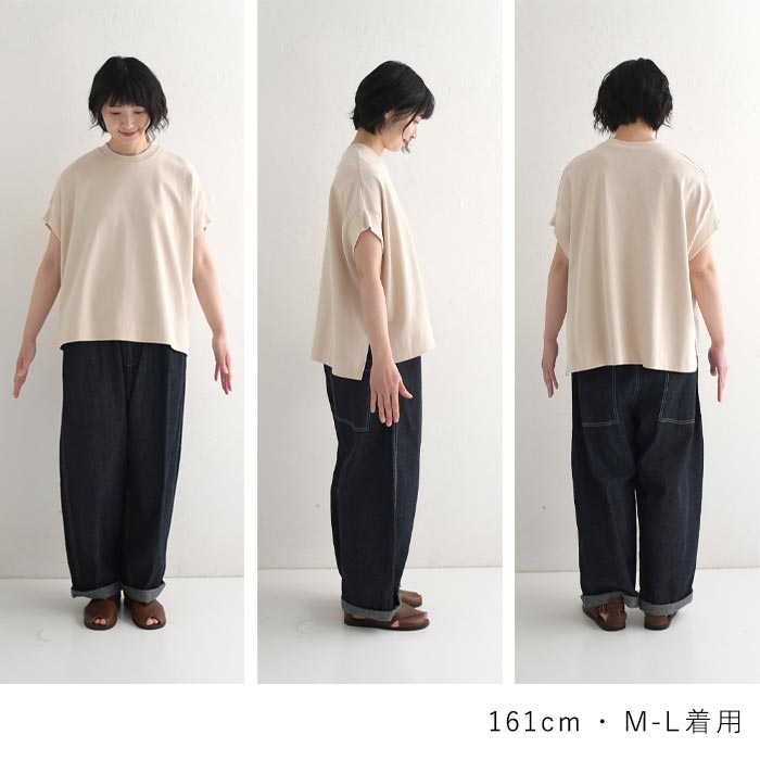 Tシャツ 半袖 レディース ス 綿 ヘビーウェイト 春 夏 シンプル プルオーバー 半袖tシャツ シンプル ゆったり クルーネック フレンチ tシャツ レディース 半袖 無地 コットン 綿100% ヘビーウェイト