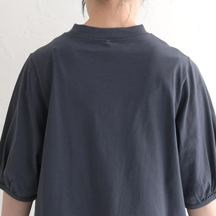 メール便可 カットソー レディース 五分袖 プルオーバー パフスリーブ 綿 コットン 大きいサイズ 25SS0418R, |  | 18