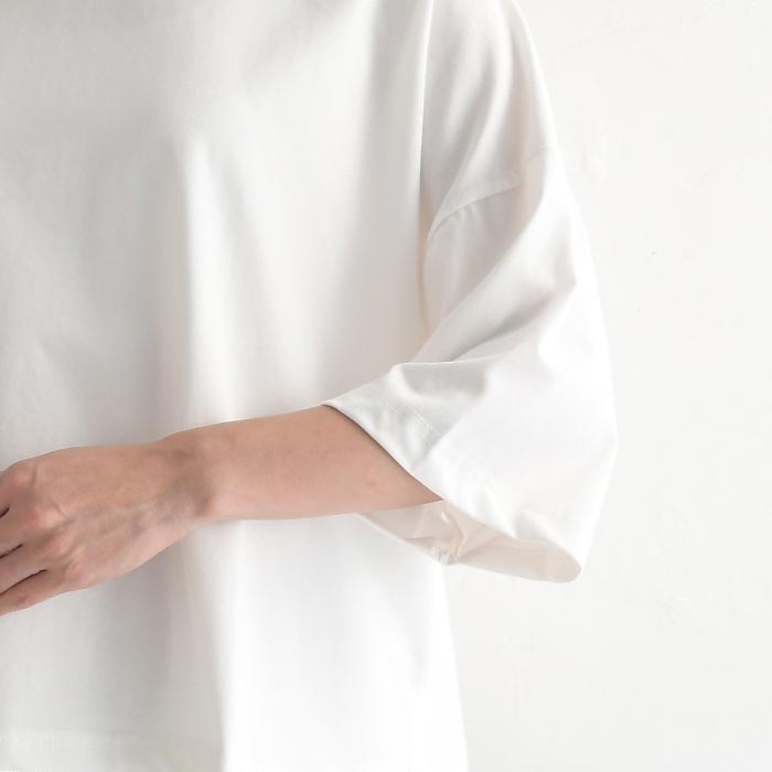 メール便可 カットソー 五分袖 レディース 接触冷感 ワイド ひんやり Tシャツ 大きいサイズ 25SS0523R, |  | 19
