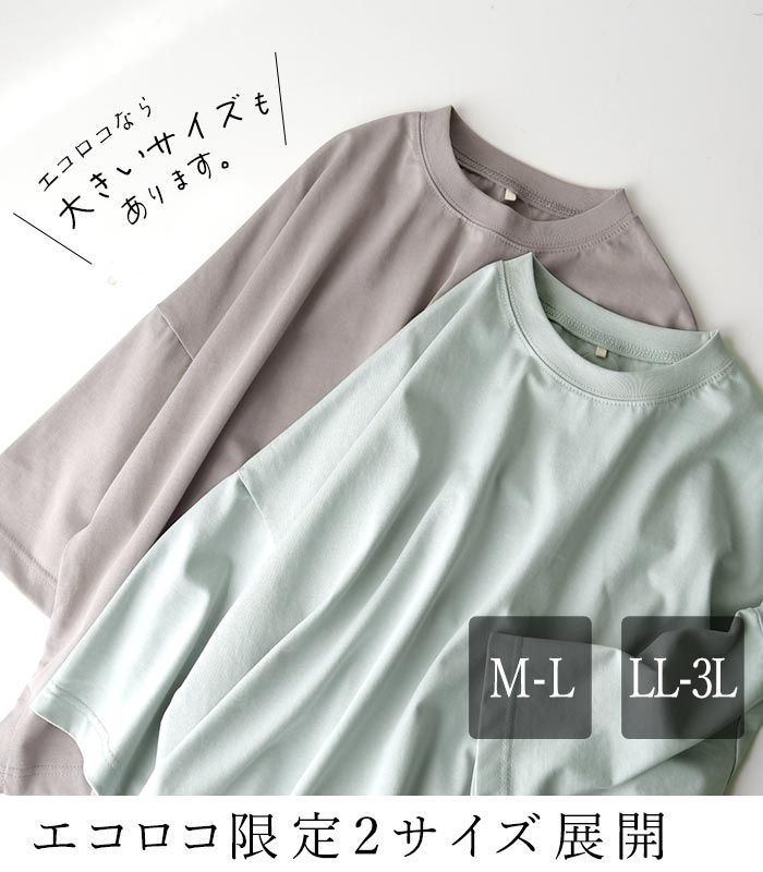 メール便可 カットソー 五分袖 レディース 接触冷感 ワイド ひんやり Tシャツ 大きいサイズ 25SS0523R, |  | 12