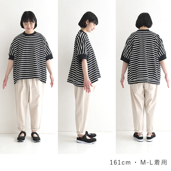 ボーダー Tシャツ カットソー 綿100％ 春 夏 30代 40代 50代 26SS0403