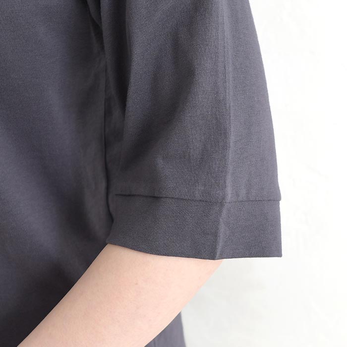 メール便可 Tシャツ クルーネック 六分袖 レディース プルオーバー カットソー 接触冷感 エンザイム天竺 綿100％ UVカット 春夏 26SS0424, |  | 20