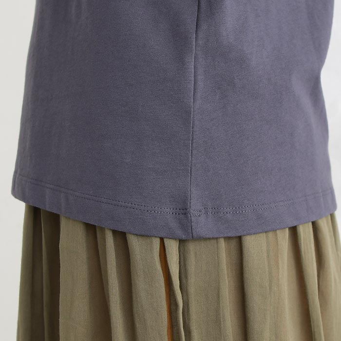 メール便可 Tシャツ クルーネック 六分袖 レディース プルオーバー カットソー 接触冷感 エンザイム天竺 綿100％ UVカット 春夏 26SS0424, |  | 21