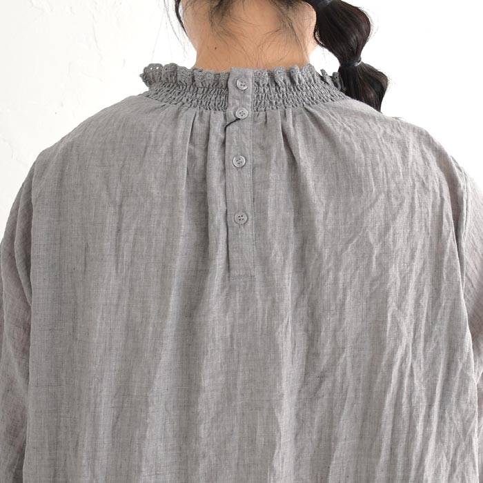 メール便可 ブラウス シャツ 長袖 レディース フリル おしゃれ