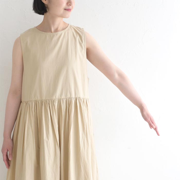 最大15％OFFクーポン有 【SPC】ノースリーブワンピース 綿100