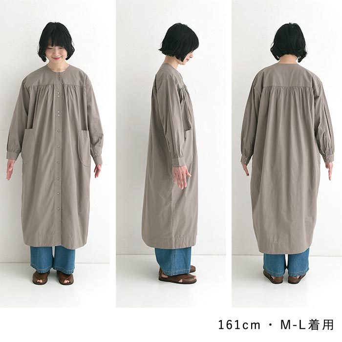 クーポンで500円OFF ワンピース レディース 長袖 コットン ビック