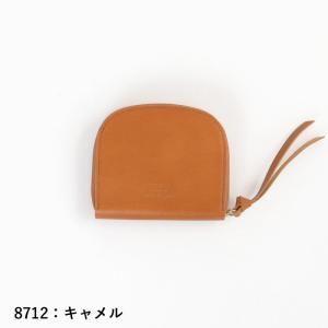 日本製 本牛革 TIDEWAY ROUND WALLET M ラウンドファスナー コインケース-財布...