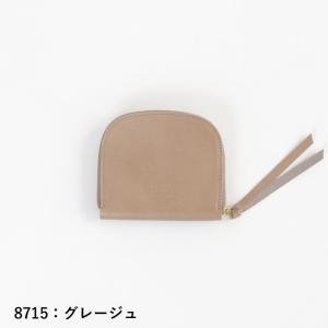 日本製 本牛革 TIDEWAY ROUND WALLET M ラウンドファスナー コインケース-財布...