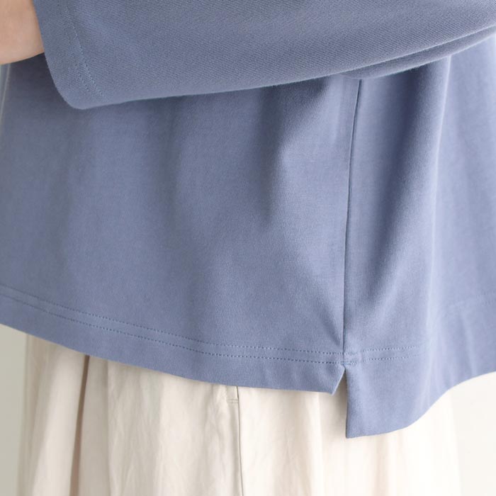 プルオーバー カットソー 長袖 レディース ボトルネック 無地 コットン Bliss bunch 綿100％ 24AW0906, | Bliss bunch | 18