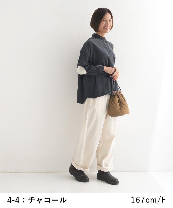 Bliss bunch シャツ ブラウス 長袖 レディース コットン