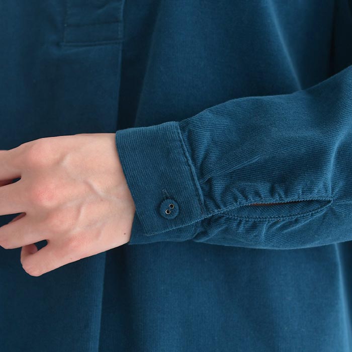 シャツ ブラウス 長袖 レディース コットン コーデュロイ Bliss bunch ブリスバンチ 綿100％ 24AW1114, Bliss bunch シャツ ブラウス 長袖 レディース コットン