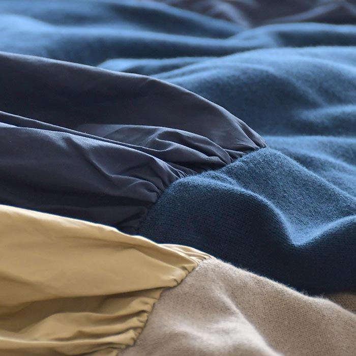 【50％OFF セール！】 返品交換不可 カーディガン 長袖 レディース Bliss bunch 異素材ミックス ふんわり ギャザー 綿100％ 25AW0904, q1219, q5, | Bliss bunch | 12