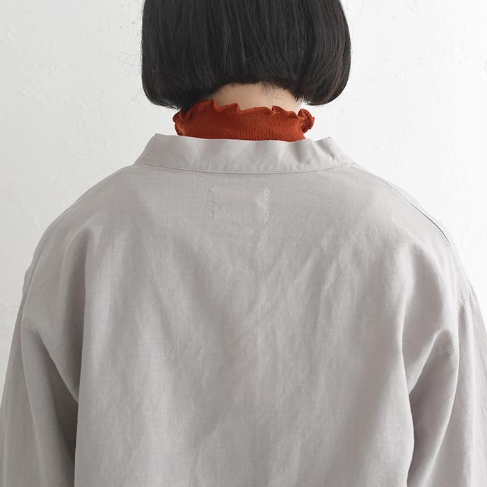 【50％OFF セール！】 返品交換不可 カーディガン レディース 綿麻 長袖 Vネック 裾ゴム 8分丈 平織り ゆったり 25AW0822, q1219, q5, | Bliss bunch | 16