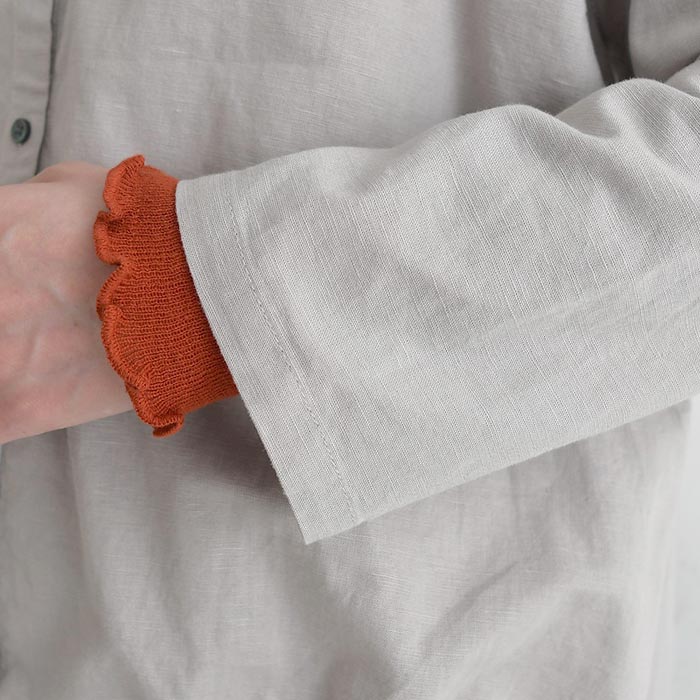 【50％OFF セール！】 返品交換不可 カーディガン レディース 綿麻 長袖 Vネック 裾ゴム 8分丈 平織り ゆったり 25AW0822, q1219, q5, | Bliss bunch | 17