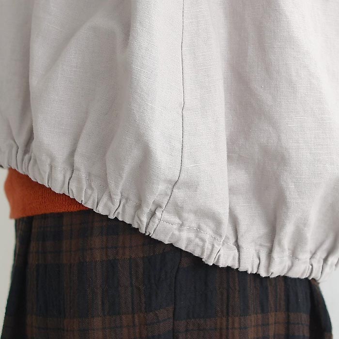 【50％OFF セール！】 返品交換不可 カーディガン レディース 綿麻 長袖 Vネック 裾ゴム 8分丈 平織り ゆったり 25AW0822, q1219, q5, | Bliss bunch | 19