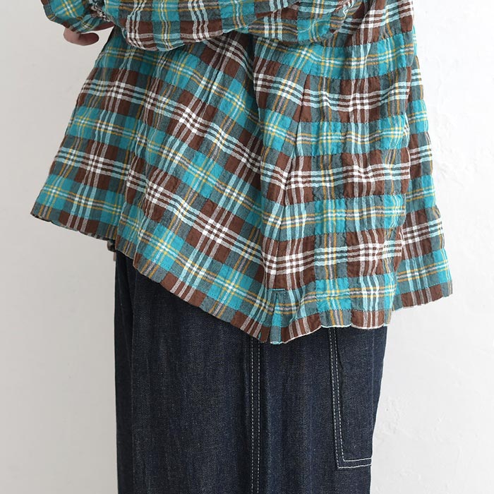 プルオーバー ブラウス 長袖 レディース シャツ 綿シャーリング Bliss bunch  25AW1003, | Bliss bunch | 20