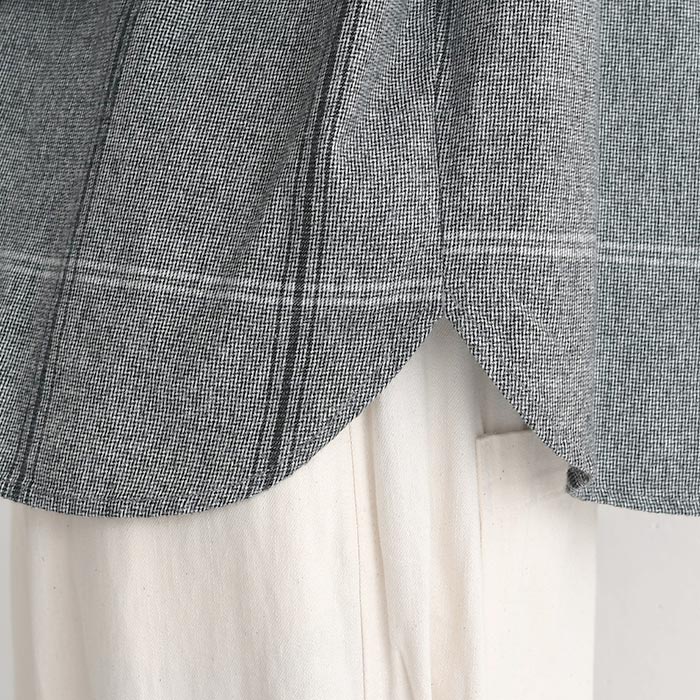 ブラウス 長袖 レディース シャツ フリル襟 Bliss bunch コットン ネックシャーリング 綿100％ コットン 25AW1107, | Bliss bunch | 18