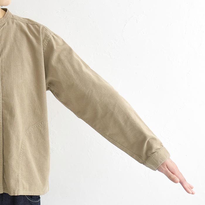 シャツ ブラウス 長袖 レディース Bliss bunch コールコットン ダブルボタンシャツ 綿100％ 25AW1114, | Bliss bunch | 17