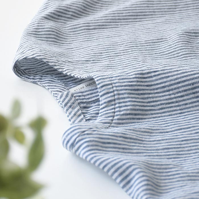 プルオーバー ブラウス 綿麻 ストライプ シャンブレー Bliss bunch 春 夏 30代 40代 50代 26SS0501, | Bliss bunch | 14