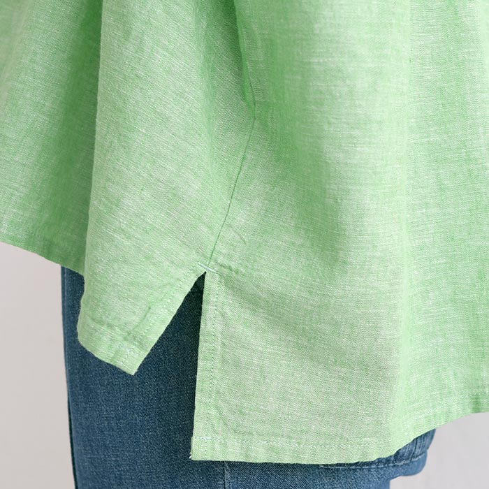 プルオーバー ブラウス 綿麻 ストライプ シャンブレー Bliss bunch 春 夏 30代 40代 50代 26SS0501, | Bliss bunch | 19