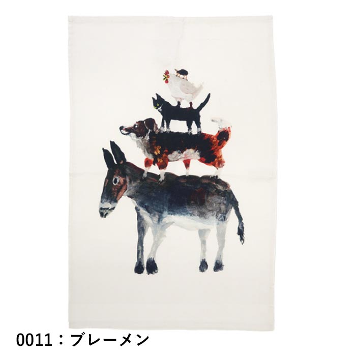 2点までメール便可 キッチンタオル タペストリー キッチンクロス ループ付き インテリア 大判 Atelier KOTETSU 綿 麻 25AW0919, |  | 02