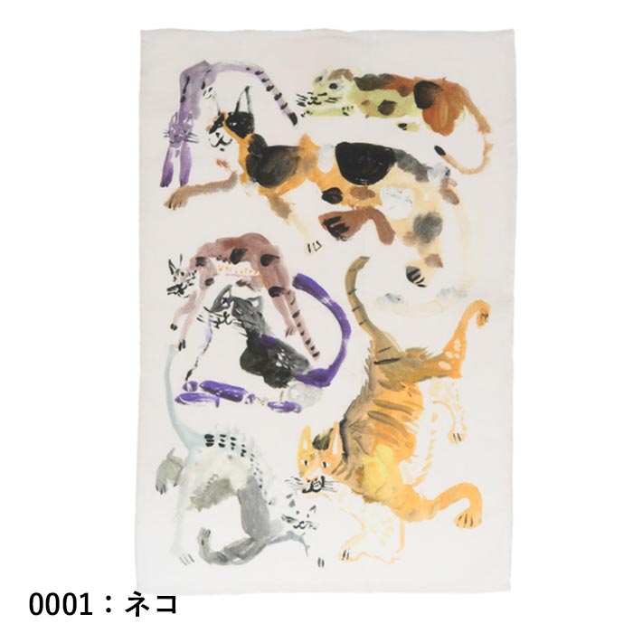 2点までメール便可 キッチンタオル タペストリー キッチンクロス ループ付き インテリア 大判 Atelier KOTETSU 綿 麻 25AW0919, |  | 03