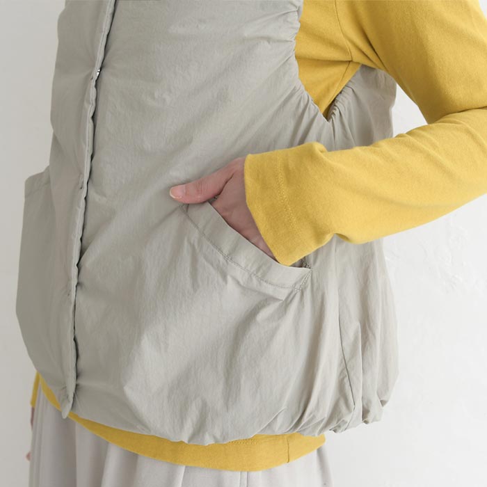 中綿ベスト レディース 軽量 軽い インナー 季節の変わり目 25AW1024, |  | 20