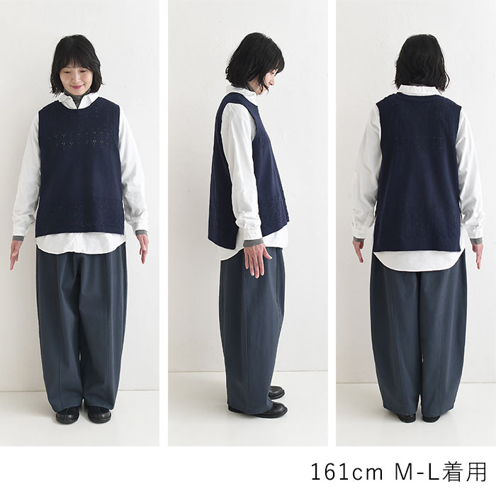 ニットベスト ウォッシャブル ふわもち  秋冬 冬 26AW1014, |  | 20