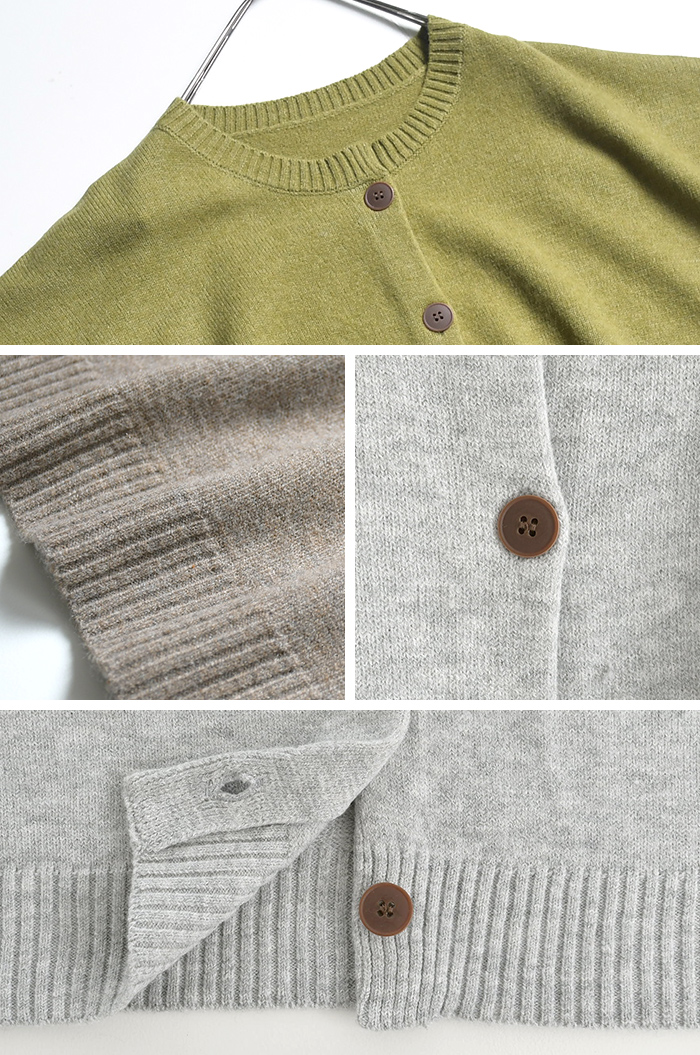 前開きニットベスト ウォッシャブル ふわもち  秋冬 26AW1014, |  | 19