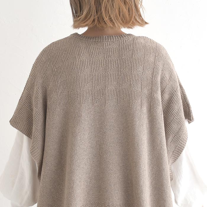 早割10％OFFクーポン ニットベスト ウォッシャブル 綿タッチ プルオーバー  秋 冬 30代 40代 50代 26AW0828, |  | 17